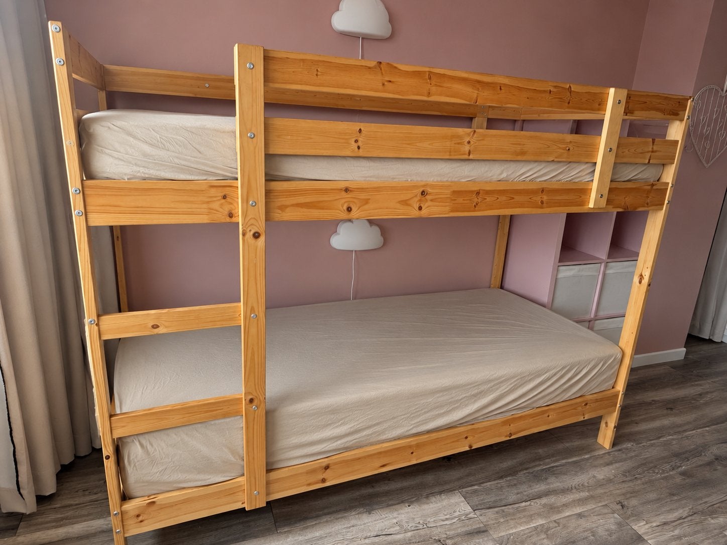 Ikea Mydal stapelbed - zo goed als nieuw, Ophalen, 90 cm, Tweepersoons, Zo goed als nieuw