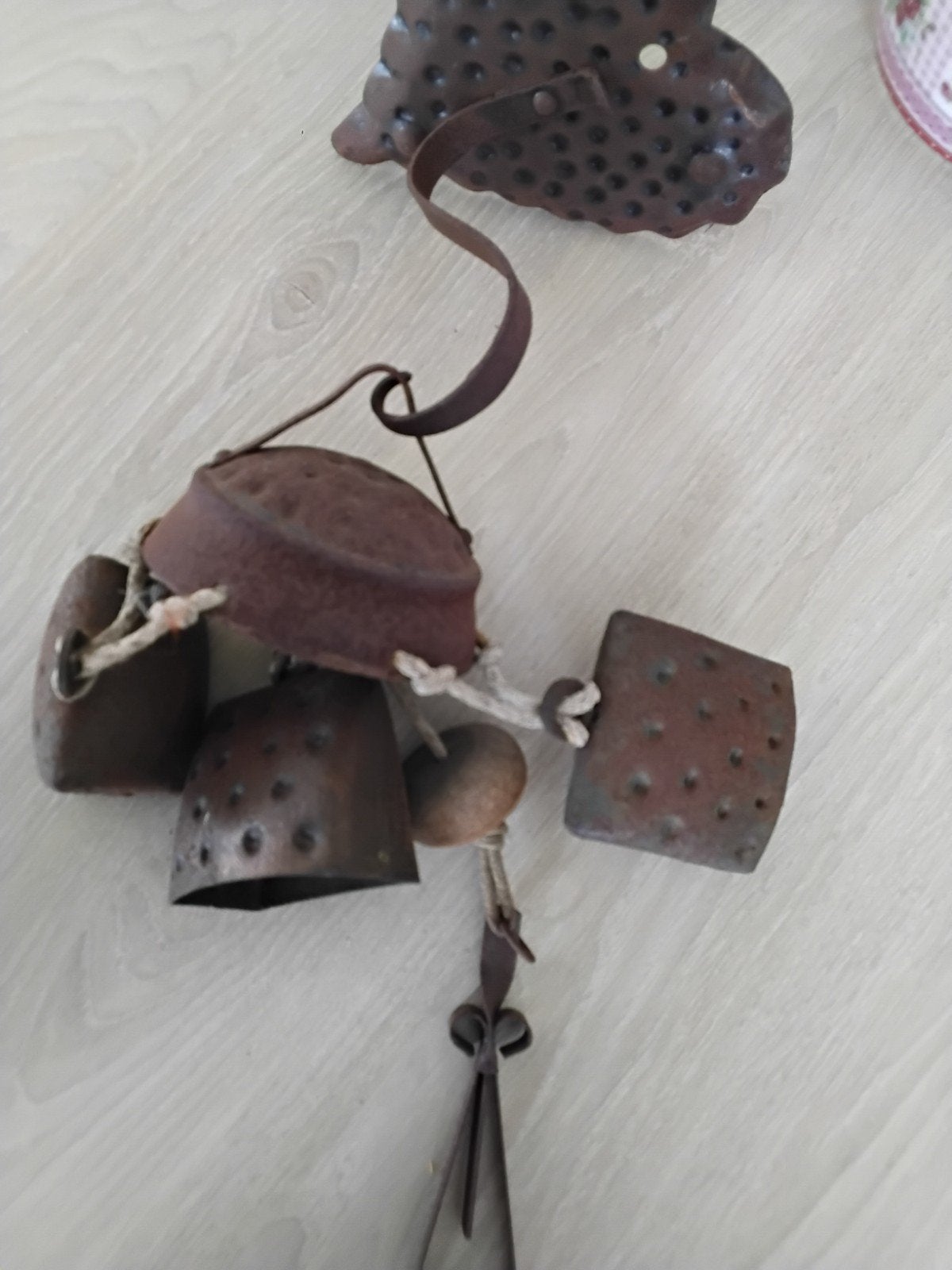 Antieke deurbel gong, Ophalen of Verzenden, Gebruikt