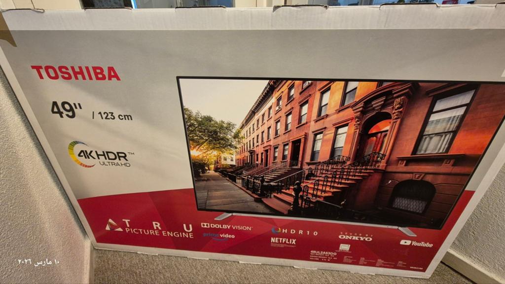 Toshiba 49 inch 4K HDR Smart TV - Slank design, Ophalen, Zo goed als nieuw, 100 cm of meer, 4k (UHD)
