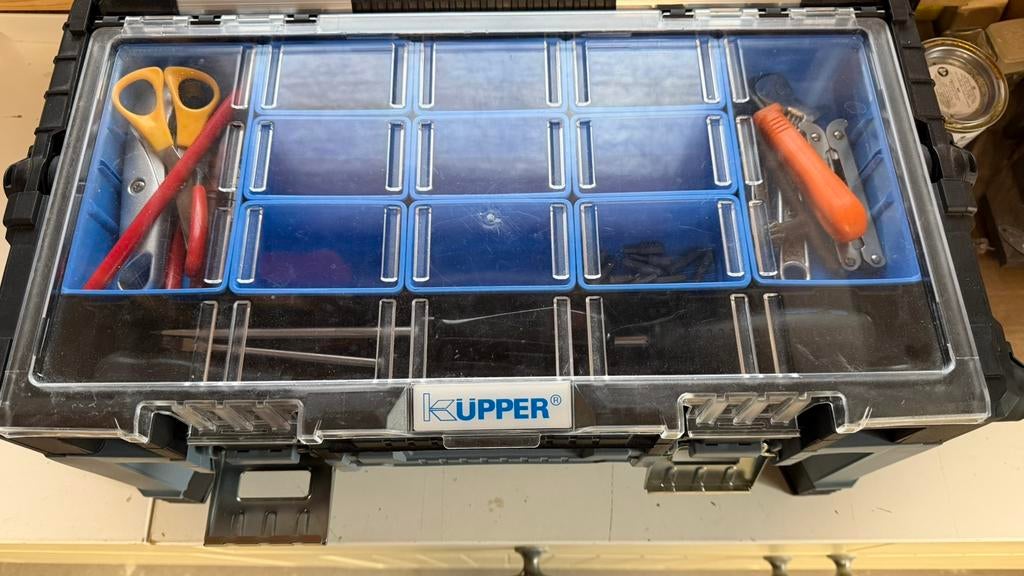 Kupper gereedschapskoffer(zonder gereedschap), Ophalen, Gebruikt