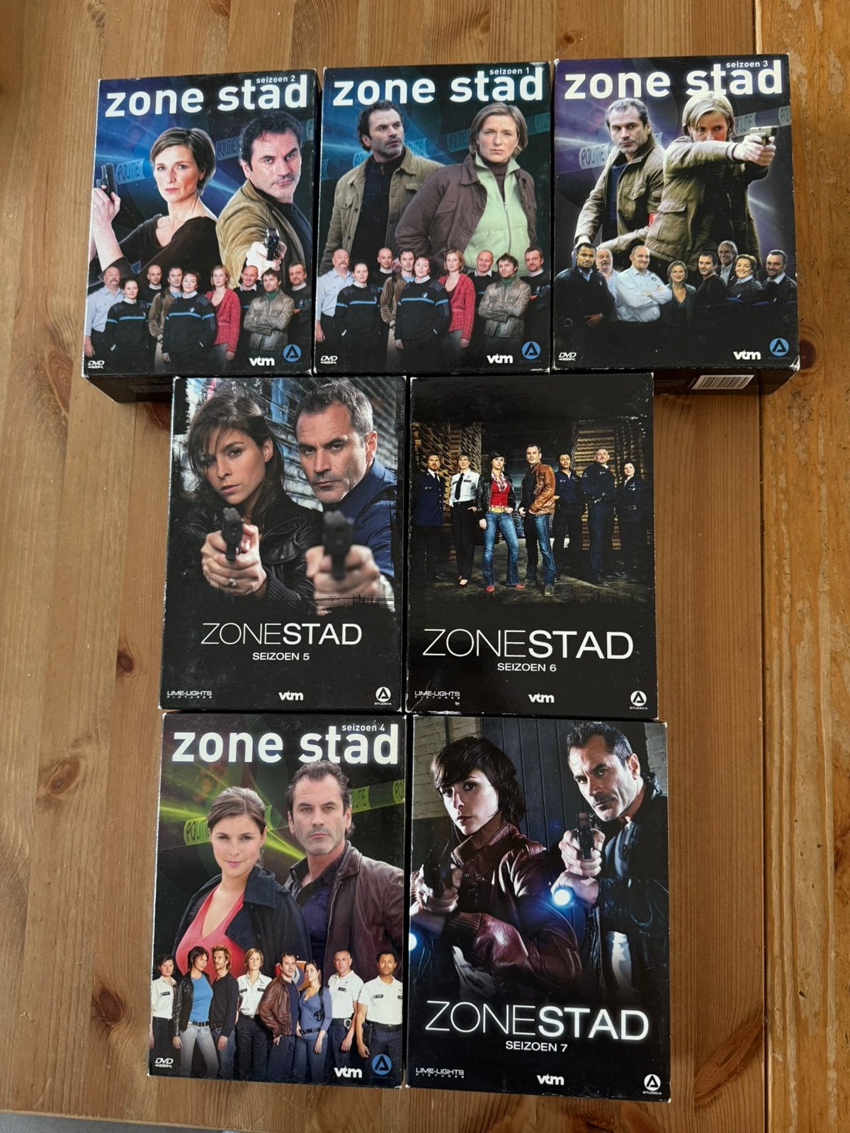 Zone Stad DVD Boxsets Seizoen 1 t/m 7 - Complete Serie, Vanaf 16 jaar, Verzenden, Gebruikt