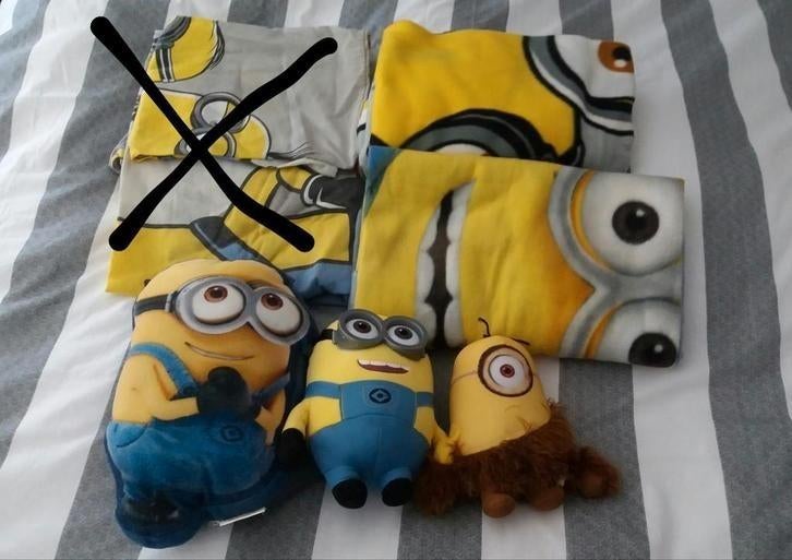 Minions set nieuw, Ophalen of Verzenden, Nieuw, Deken