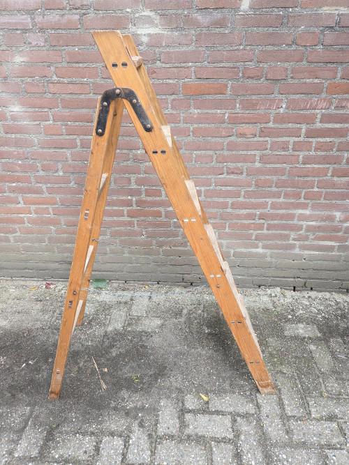 schilderstrap van hout vintage, Ophalen of Verzenden, 'T Olde Gre-j, Info@toldegrej.nl, Endepoelstraat 20f Didam