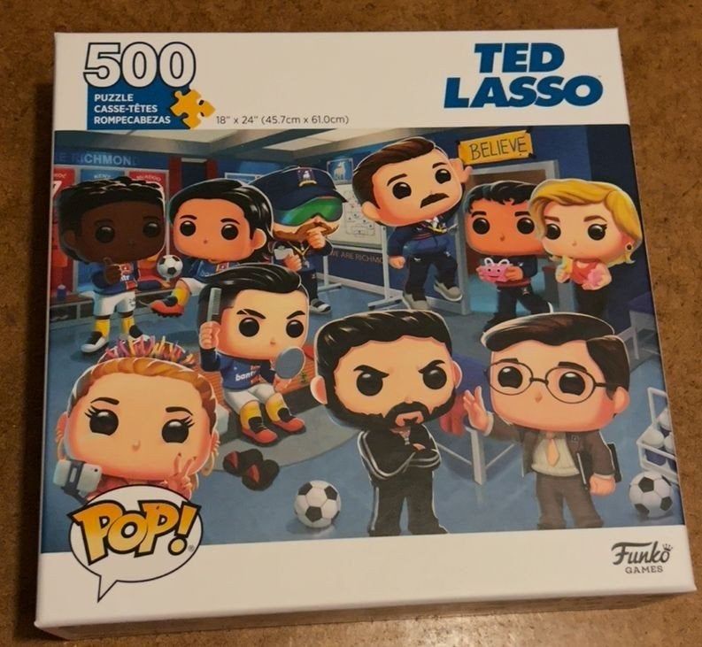 Te koop Legpuzzel Ted Lasso, Ophalen of Verzenden, 500 t/m 1500 stukjes, Zo goed als nieuw, Legpuzzel