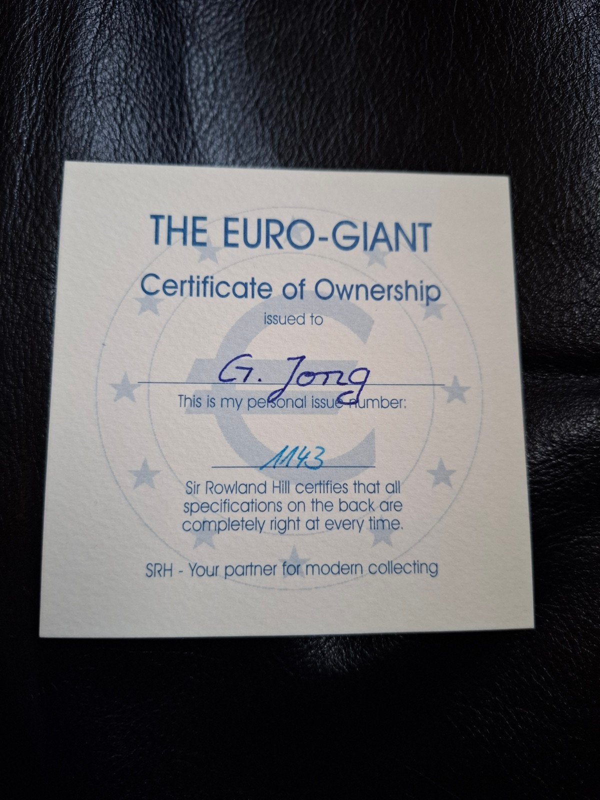 Zeldzame 2 euro vergulde 'Euro Giant' België 2002, Ophalen of Verzenden, België, 2 euro, Losse munt