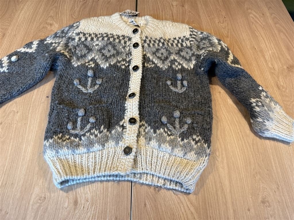 Vintage wollen gebreide dikke cardigan voor dames maat M [T5, Kleding | Dames, Truien en Vesten, Verzenden, Zo goed als nieuw