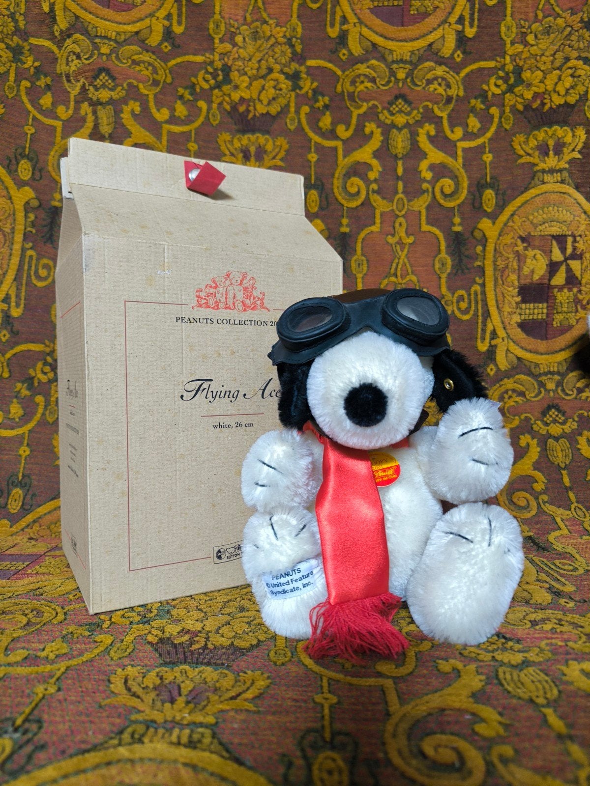 Steiff Snoopy Flying Ace 2001 Limited Edition Knuffel, Ophalen of Verzenden, Zo goed als nieuw, Stoffen beer, Steiff