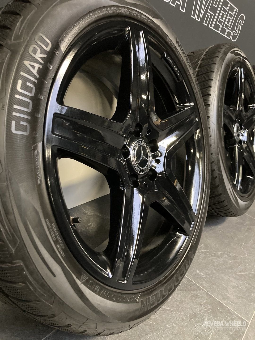 19” originele Mercedes GLA W156 AMG velgen + winterbanden, Auto-onderdelen, 19 inch, Gebruikt, -, -