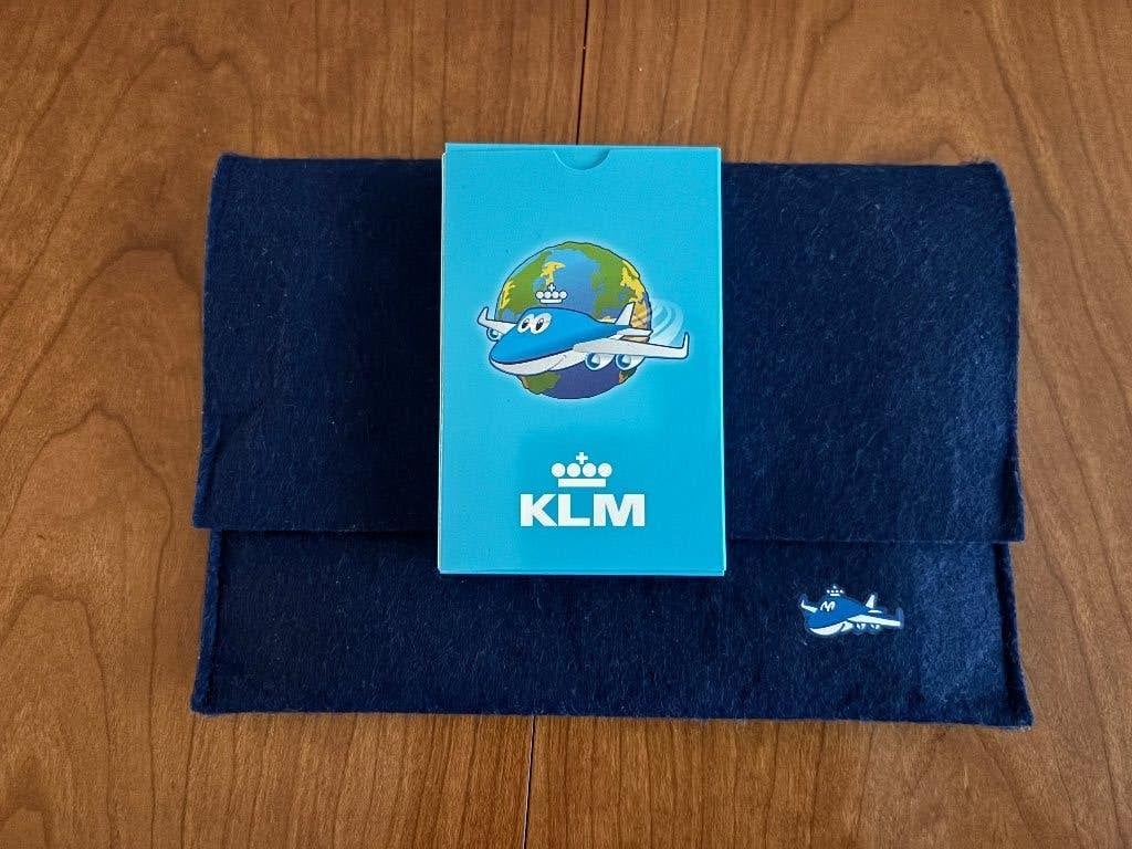 KLM etui memory game geheugenspel geopend memo landen, Een of twee spelers, Ophalen, Zo goed als nieuw, KLM