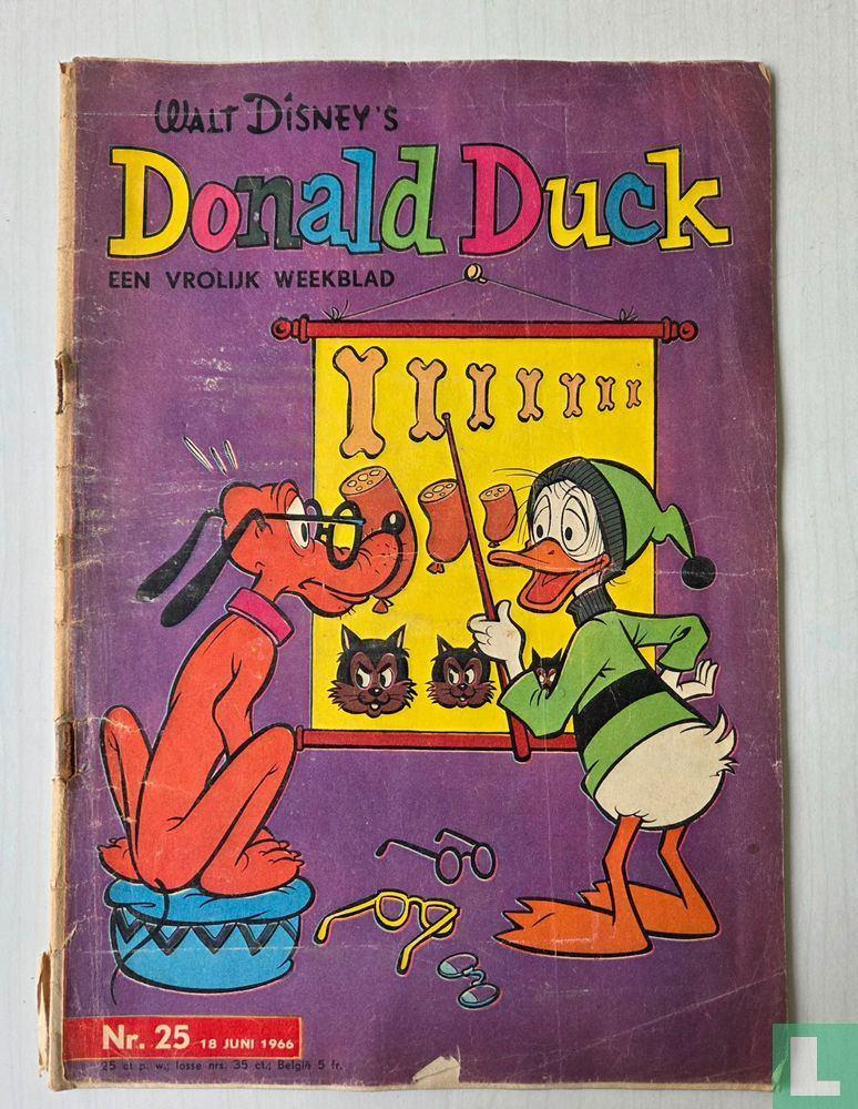 Donald Duck 1966 - nr. 25, Boeken, Eén stripboek, Ophalen of Verzenden, Donald Duck / Disney, Gelezen