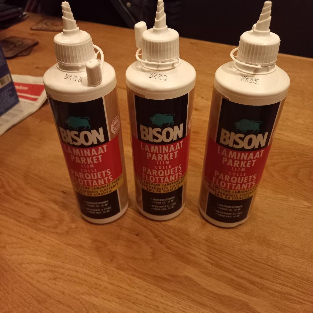 Bison laminaat parketlijm, Minder dan 5 liter, Ophalen, Nieuw, Wit