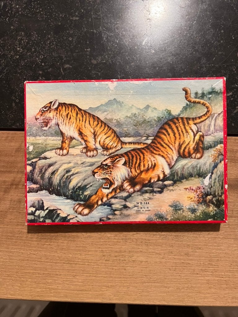 Vintage Chinese puzzel, Picture Puzzle *jaren '60* volledig, Ophalen of Verzenden