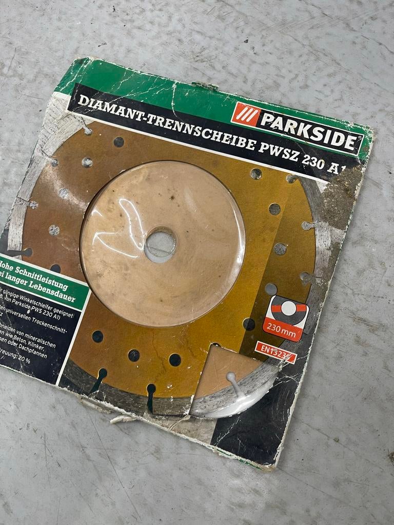 Parkside Diamant-Trennschijf PWSZ 230 A1 - 230 mm, Doe-het-zelf en Verbouw, Gereedschap | Zaagmachines, Ophalen of Verzenden, Nieuw