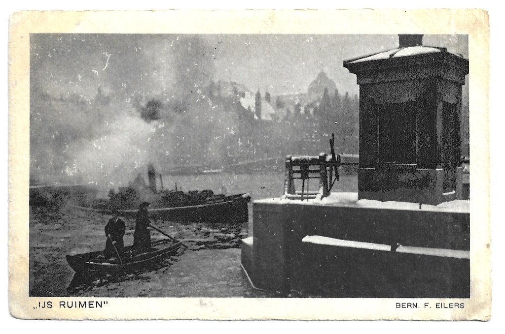 AK Amsterdam - Binne-Amstel, IJS RUIMEN, Bern. F. Eilers1935, Verzenden, Voor 1920, Ongelopen, Noord-Holland