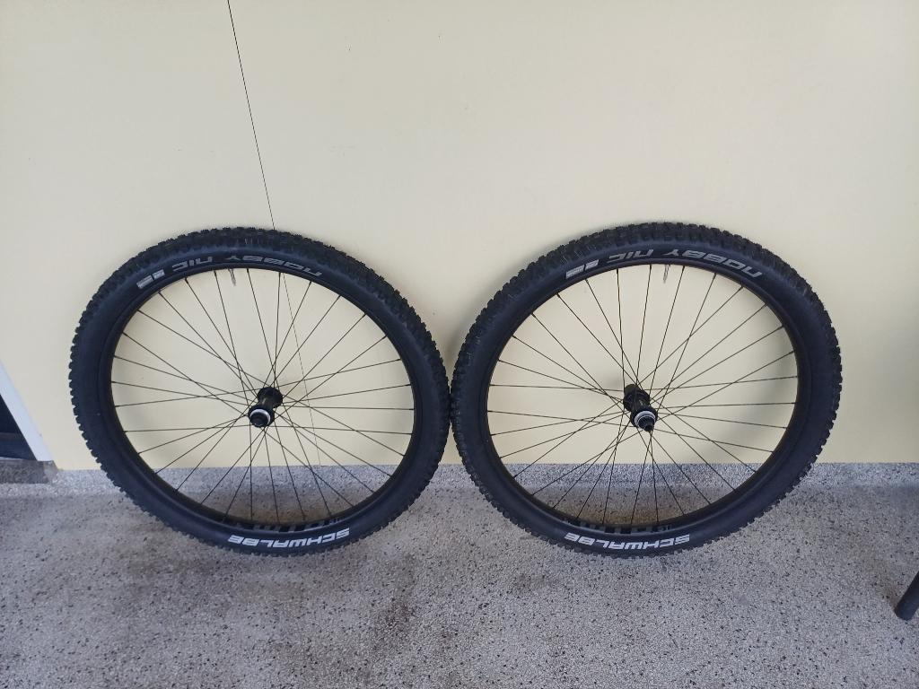 WTB SLI Wielset 29" boost, CHwalbe Nobby Nic 29x2.60, Fietsen en Brommers, Fietsonderdelen, Zo goed als nieuw, Wiel, Aluminium