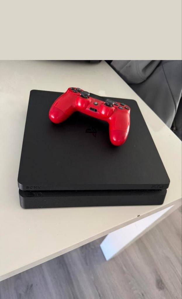 PS4 Slim 1 TB met controller, Ophalen of Verzenden