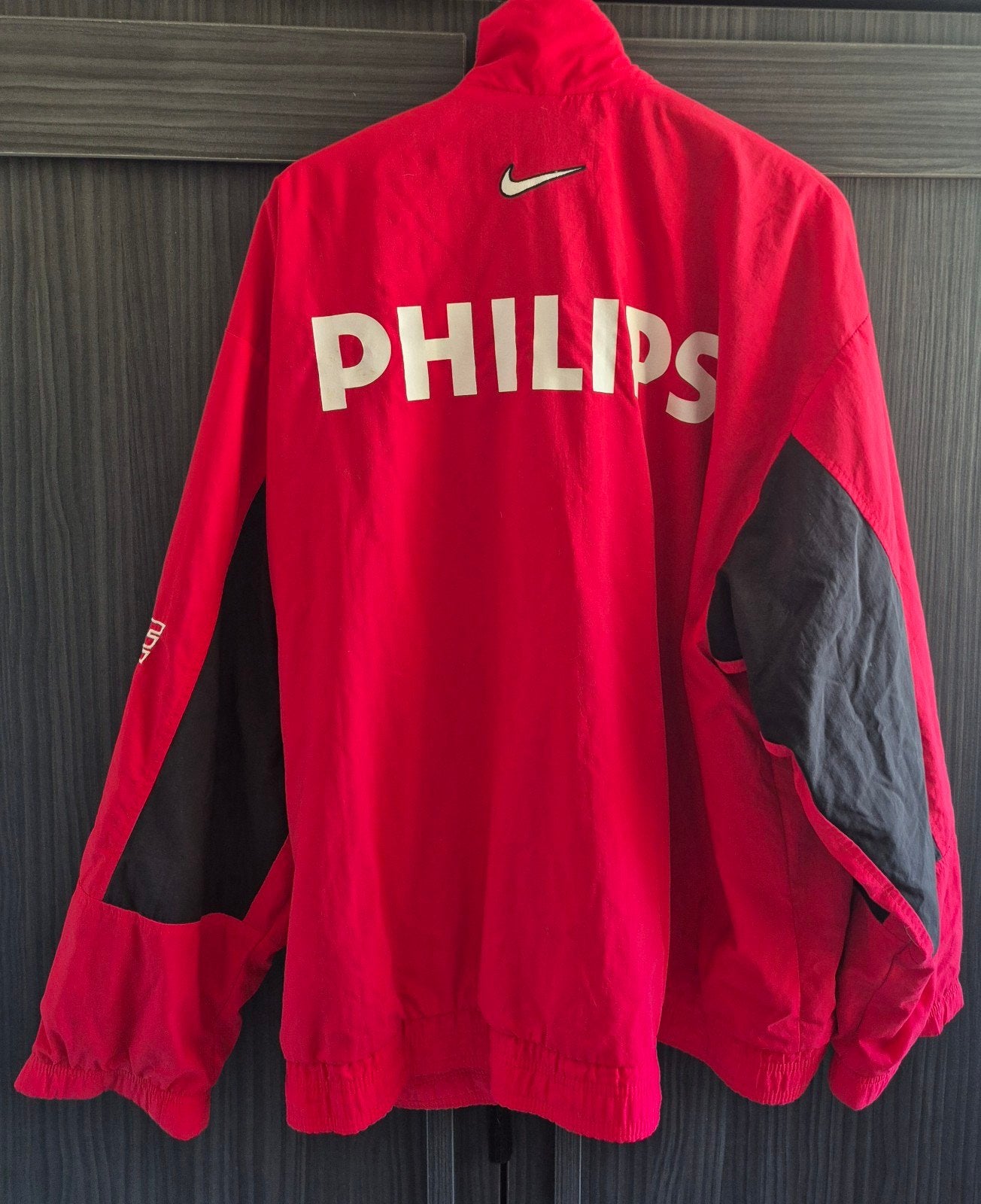 Vintage Nike PSV Eindhoven Trainingsjack van Ernest Faber Ma, Maat 52/54 (L), Nike, Ophalen of Verzenden, Voetbal