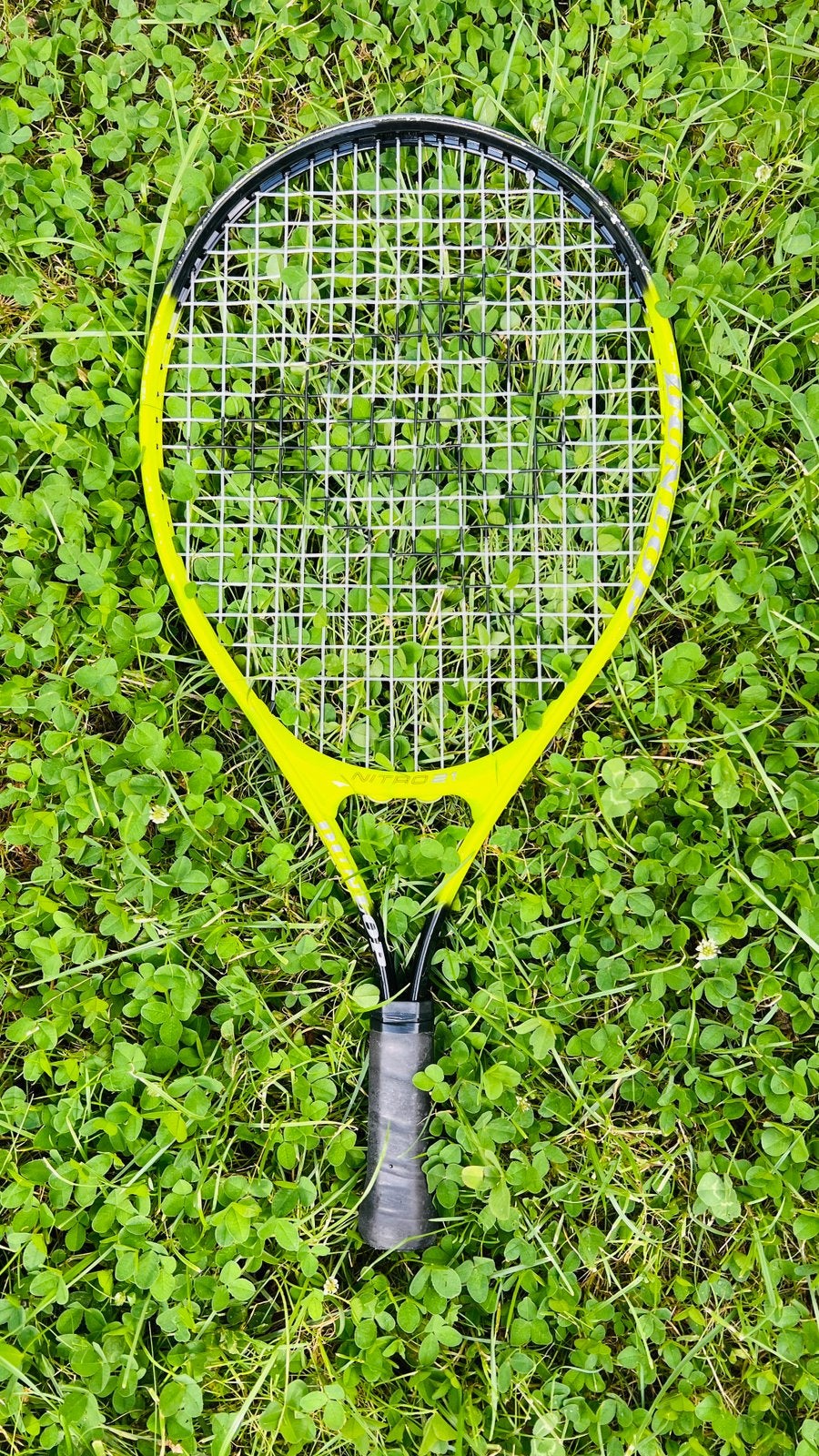 Dunlop nitro 21, Sport en Fitness, Tennis, Gebruikt, L1, Ophalen of Verzenden, Racket