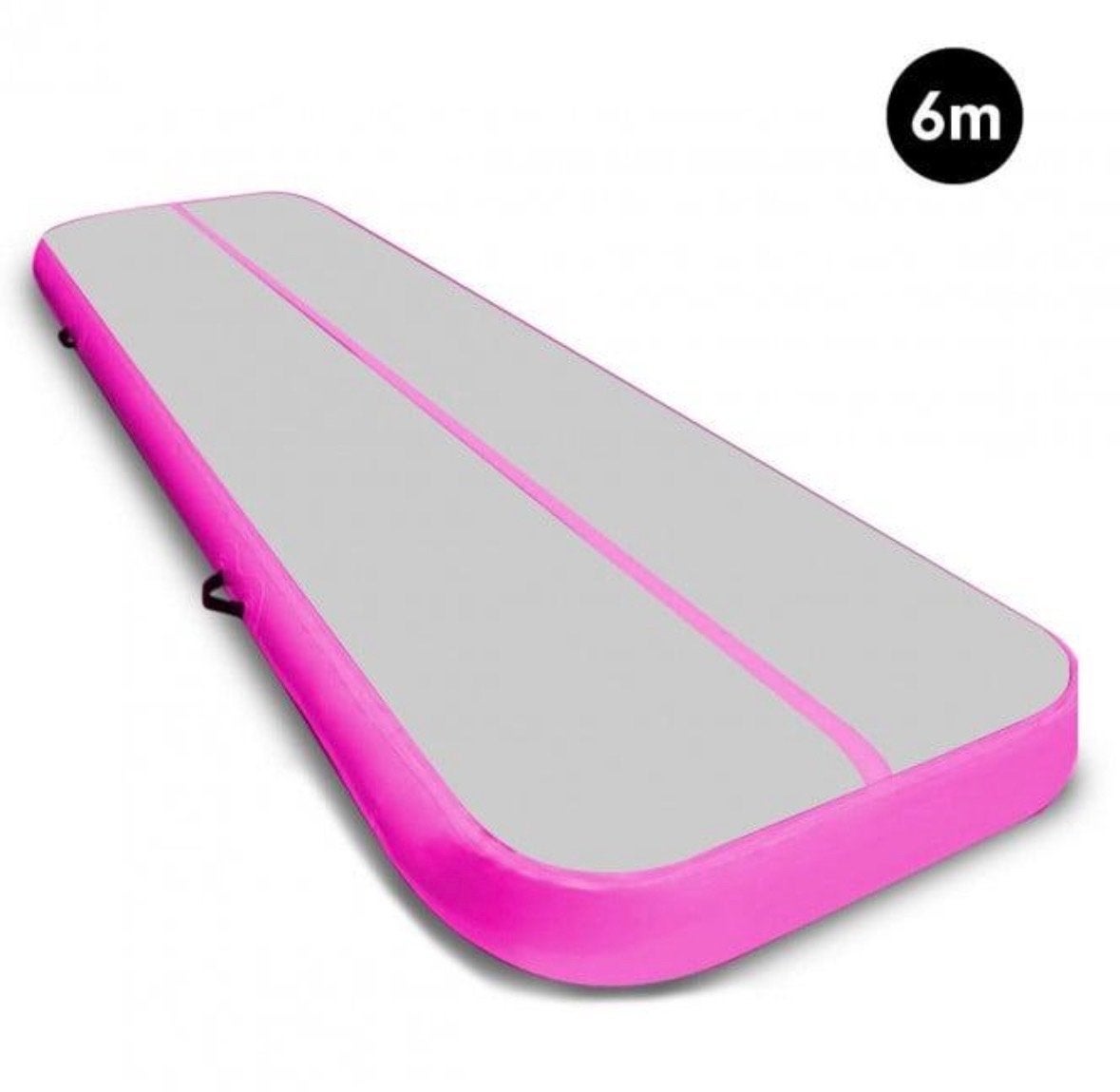 Air Track Powertrain 5m x 1m x 10 cm Grijs/Roze, Ophalen, Nieuw, Maat 36 t/m 42, Meerkleurig