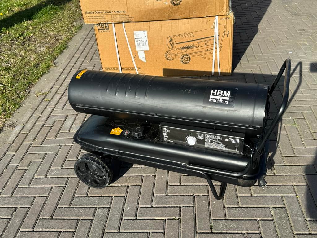 HBM Mobiele Diesel Heater 50000W, Ophalen, Oliekachel, Overige brandstoffen, Nieuw