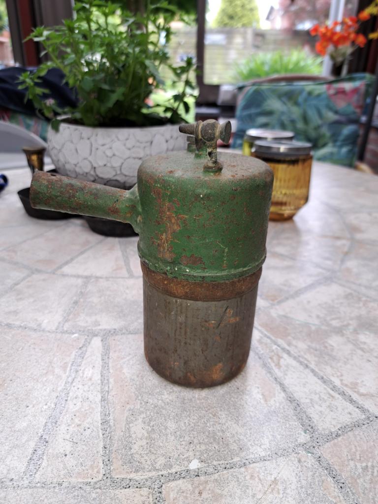 Carbidlamp zeldzaam antiek, Ophalen of Verzenden