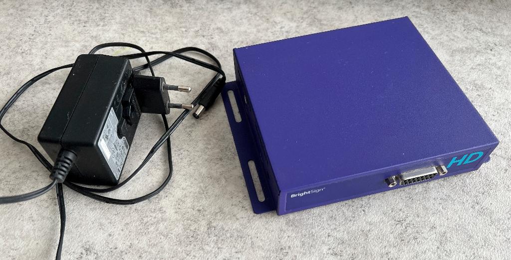 Brightsign videoplayer HD 120, Audio, Tv en Foto, Mediaspelers, Ophalen of Verzenden, Zo goed als nieuw, HDMI, Zonder harde schijf