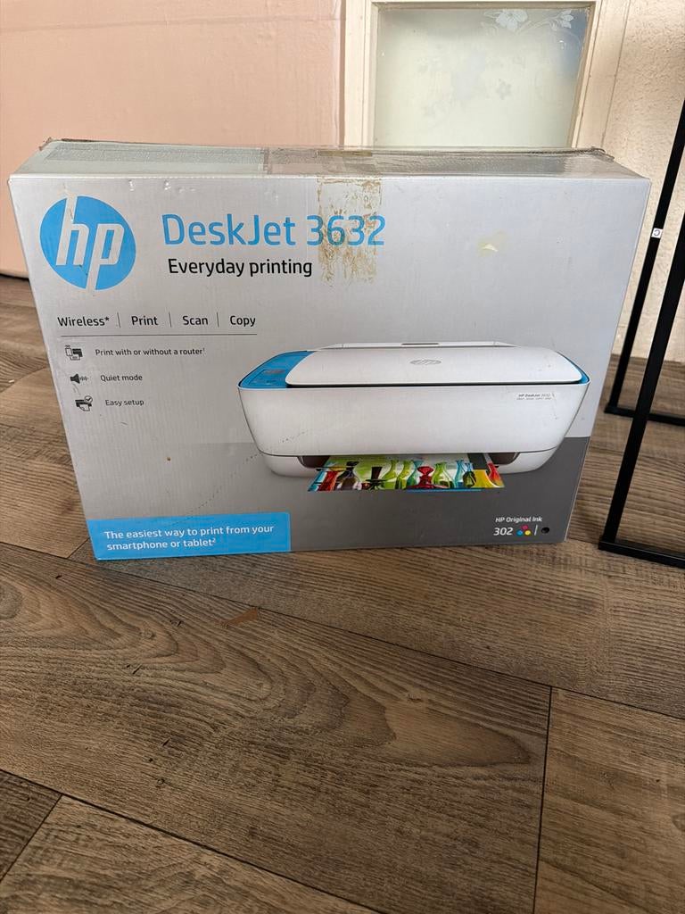 HP DeskJet 3632 All-in-One Printer - Draadloos, Inkjetprinter, All-in-one, Kleur printen, Ophalen of Verzenden