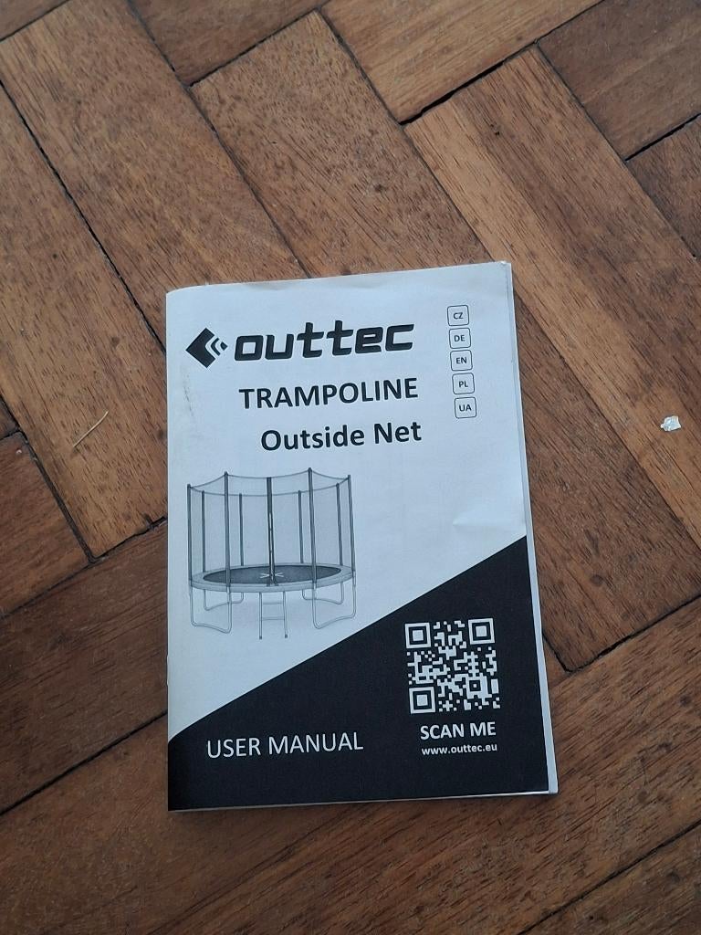 trampoline outside net, Ophalen, Nieuw
