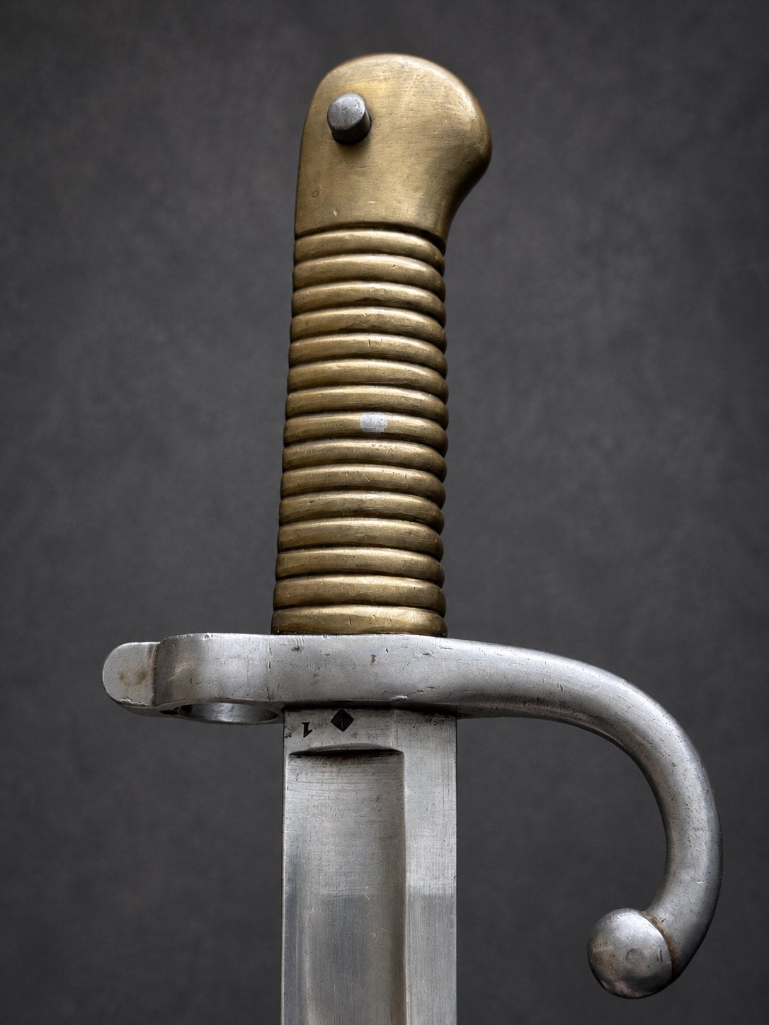 Belgische M1868 Terssen bajonet - Albini Comblain jatagan, Ophalen, Landmacht, Overige gebieden, Zwaard of Sabel