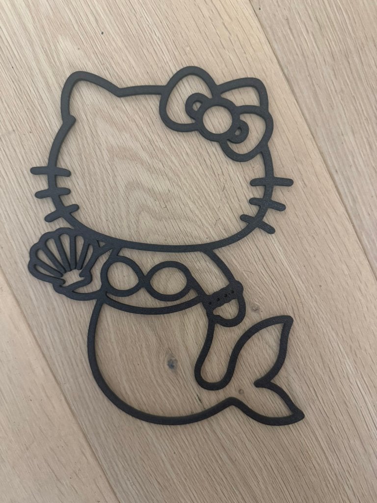 Hello Kitty, Huis en Inrichting, Verzenden, Zwart, Kunststof, Nieuw