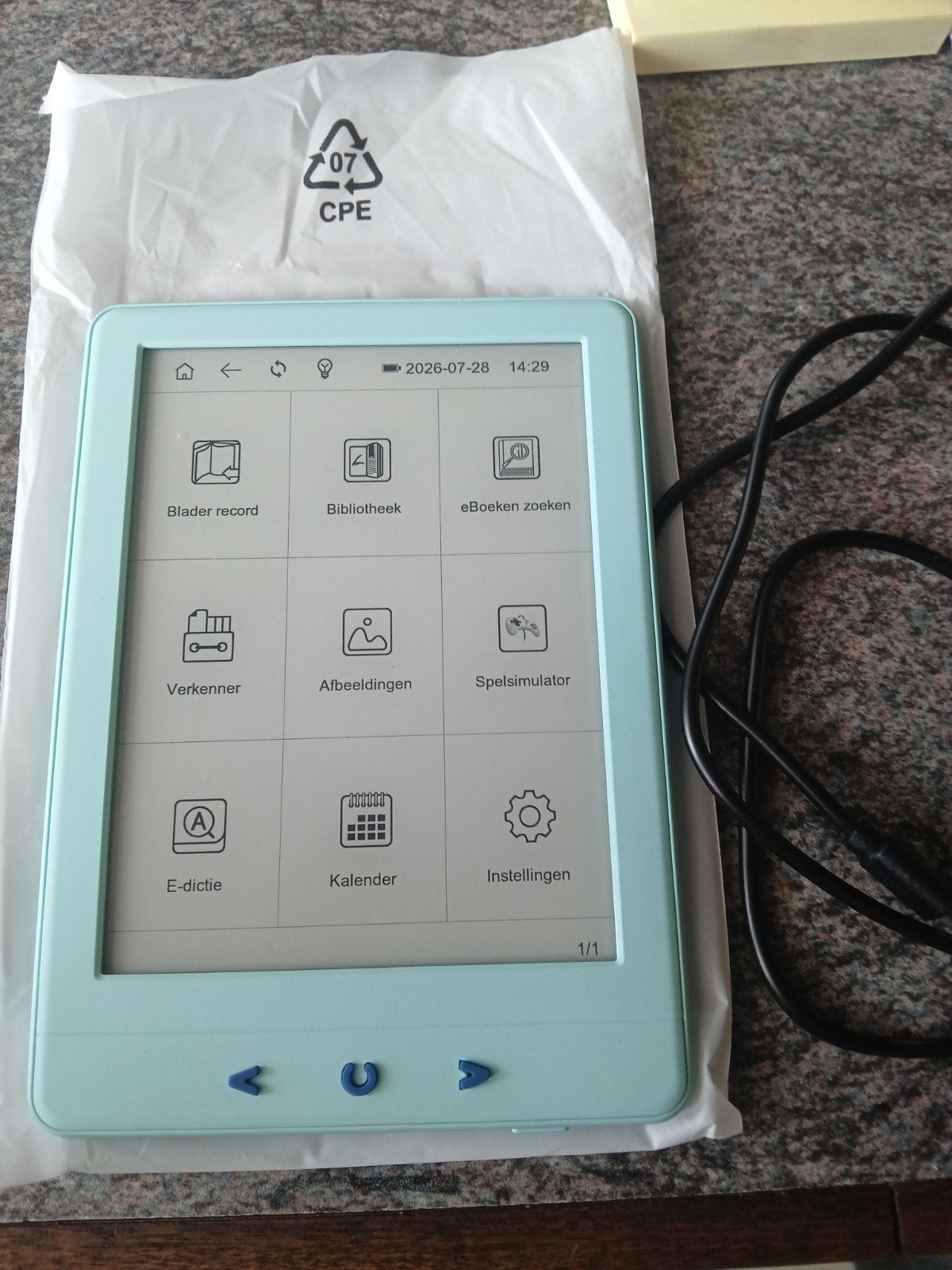 E-reader 2x, Ophalen