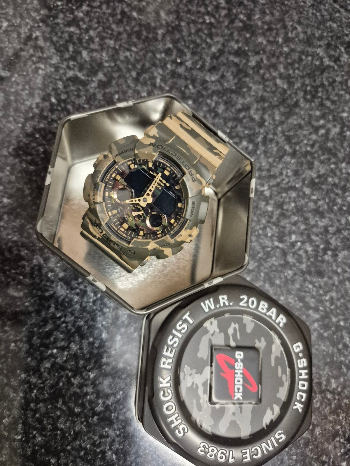 Casio G-Shock Camouflage Horloge GA-110CM-5AER, Sieraden, Tassen en Uiterlijk, Horloges | Heren, Ophalen of Verzenden
