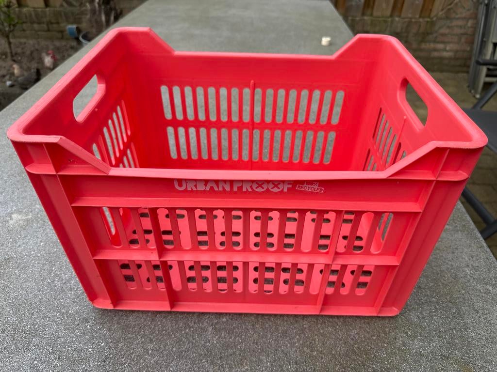 Roze Fietskrat voor Meisjes - Urban Proof, Ophalen, Gebruikt, Fietskrat