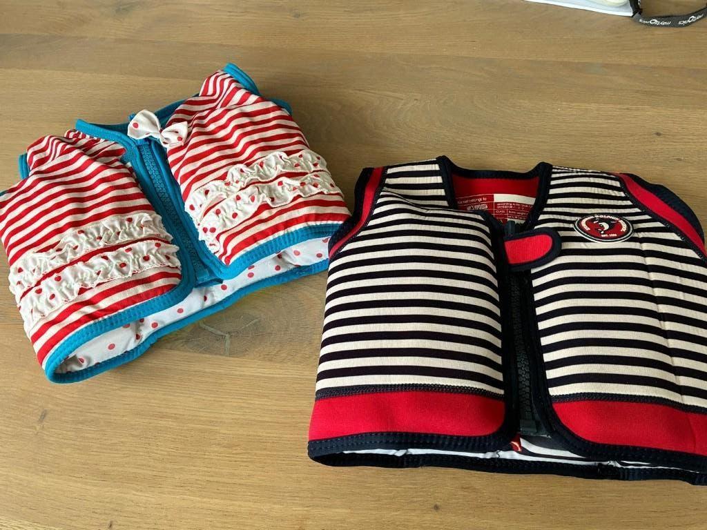 Twee zwemvestjes voor peuters en kleuters (2- 4 jaar), Gebruikt, Jongen of Meisje, One size, Ophalen of Verzenden