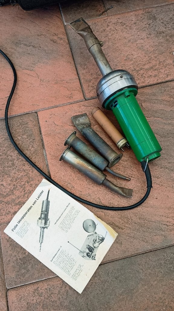 Leister lasapparaat voor dekkleden folie zeil, Ophalen of Verzenden, Gebruikt