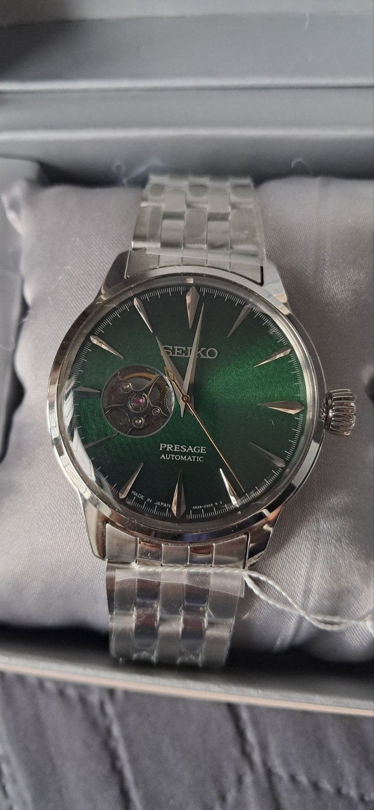 Seiko presage automatic horloge, Staal, Polshorloge, Ophalen of Verzenden, Zo goed als nieuw