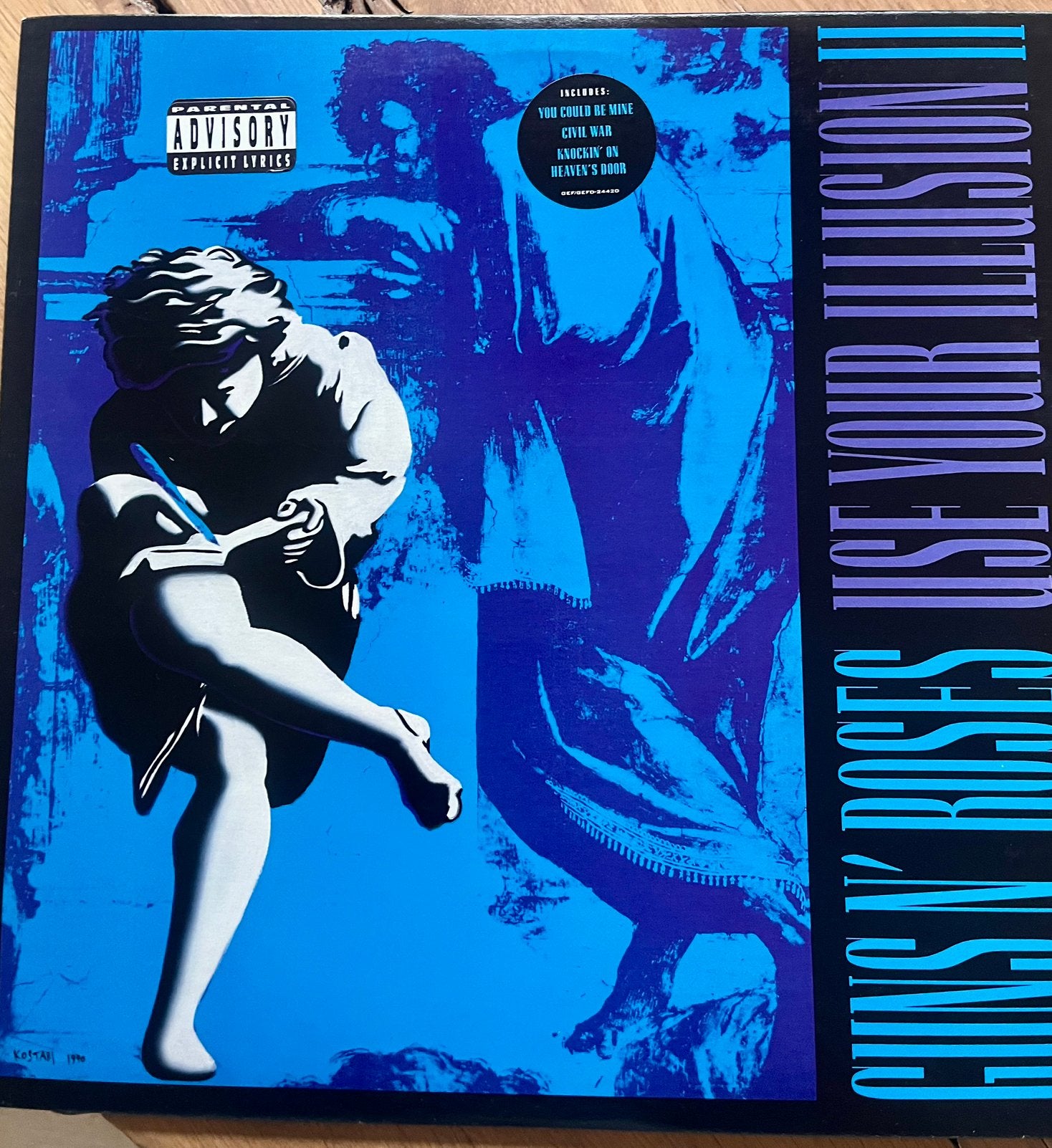 Guns N’ Roses -Use you’re iIllusion 2 GEFFEN PROMO |, Ophalen of Verzenden, Zo goed als nieuw, 12 inch, Hard Rock
