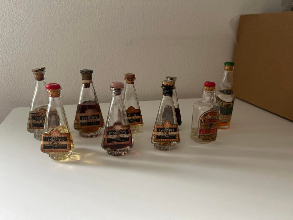 Rynbende Copier drankminiaturen - Vintage verzameling, Ophalen of Verzenden, Gebruikt