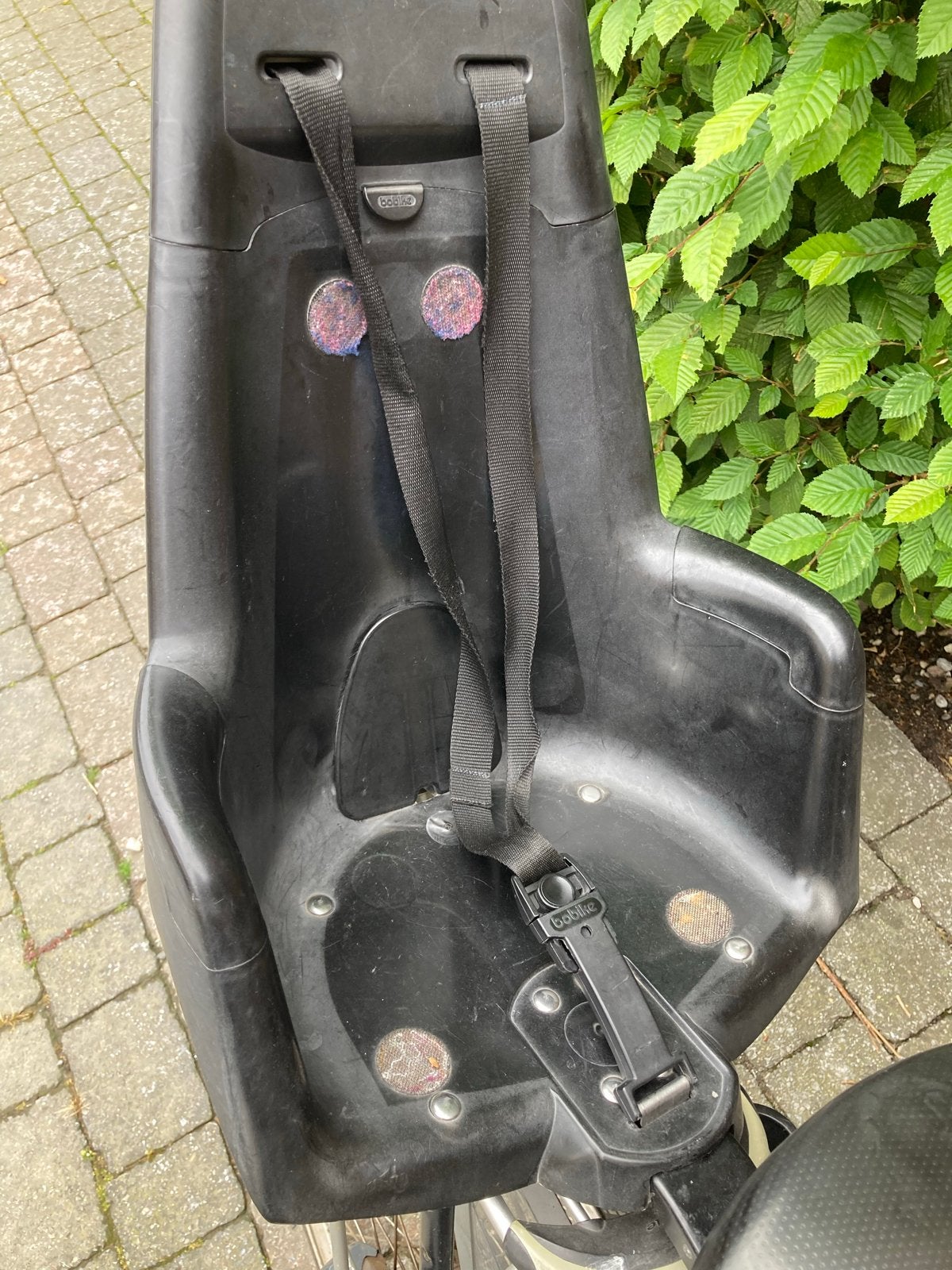 Gebruikt Bobike achterzitje voor fiets, Fietsen en Brommers, Ophalen, Achterzitje, 9 t/m 18 kg, Gebruikt
