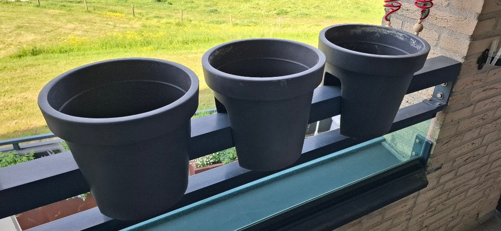plantenbakken voor balkon, Ophalen, Kunststof, Gebruikt, Minder dan 30 cm