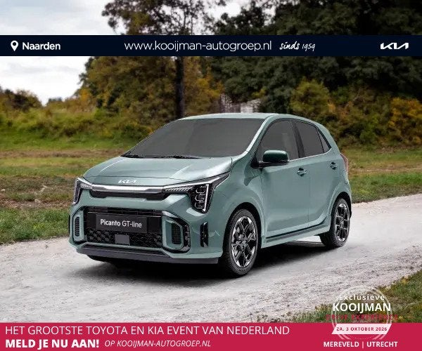 Kia Picanto 1.0 GDi GT-Line Kia Picanto 1.0 DPi GT-Line KIA, Auto's, Voorwielaandrijving, Gebruikt, Euro 6, 4 stoelen