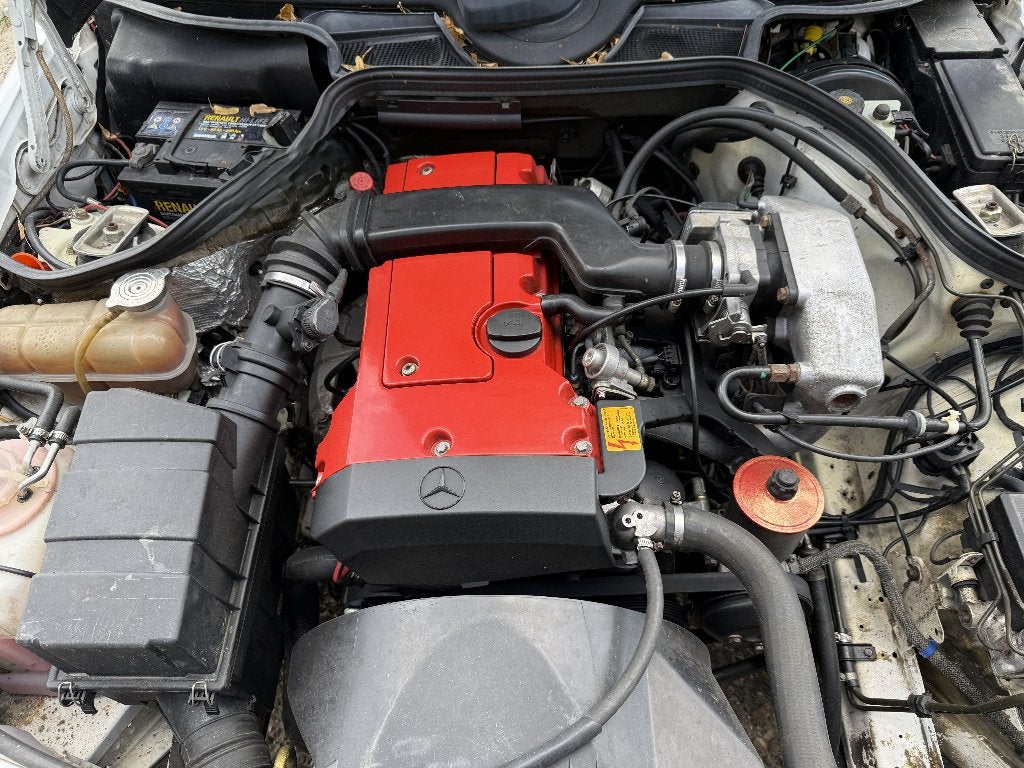mercedes E220 M111 motor, Ophalen of Verzenden, Gebruikt, Mercedes-Benz