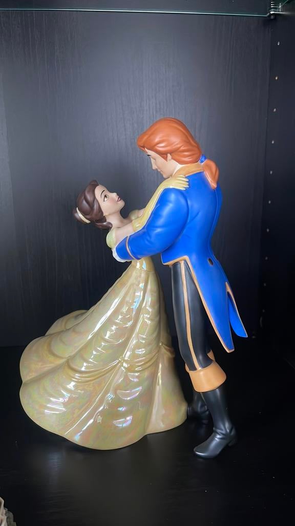 Wdcc belle en de prins limited edition, Ophalen of Verzenden, Assepoester of Belle, Zo goed als nieuw, Beeldje of Figuurtje