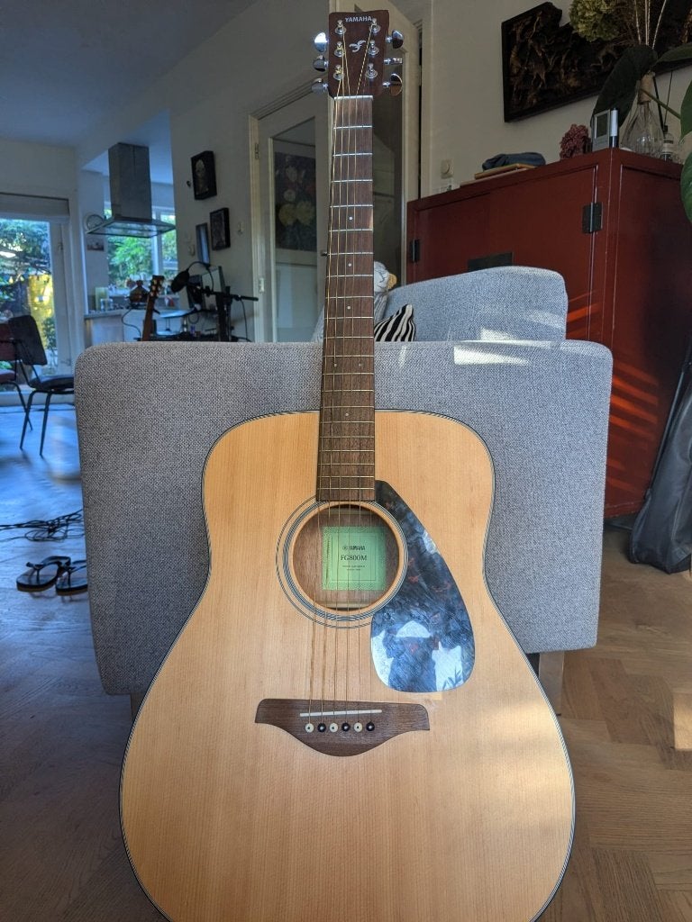 Acoustic Guitar Yamaha Fg800m, Muziek en Instrumenten, Ophalen, Gebruikt, Western- of Steelstringgitaar