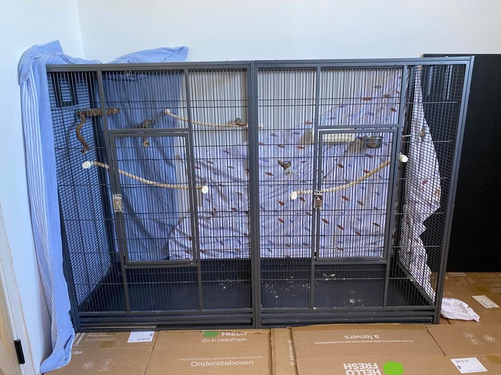 Montana New Melbourne 2 vogelkooi, Dieren en Toebehoren, Ophalen, Zo goed als nieuw, Metaal, Vogelkooi