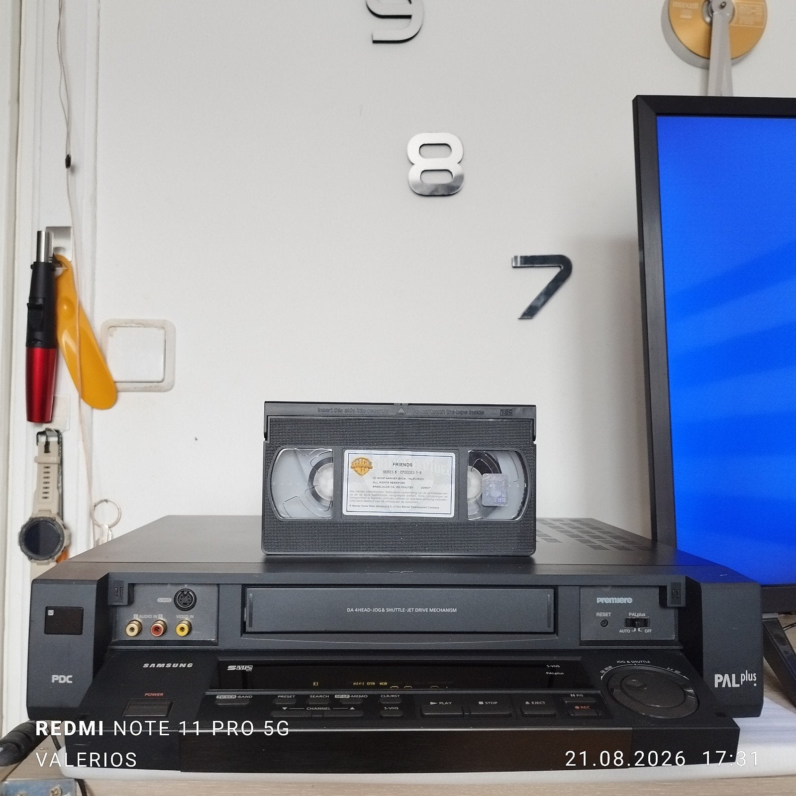 SAMSUNG SUPER VHS VIDEO Recorder SV-260X., Ophalen of Verzenden, Gebruikt, VHS-speler of -recorder