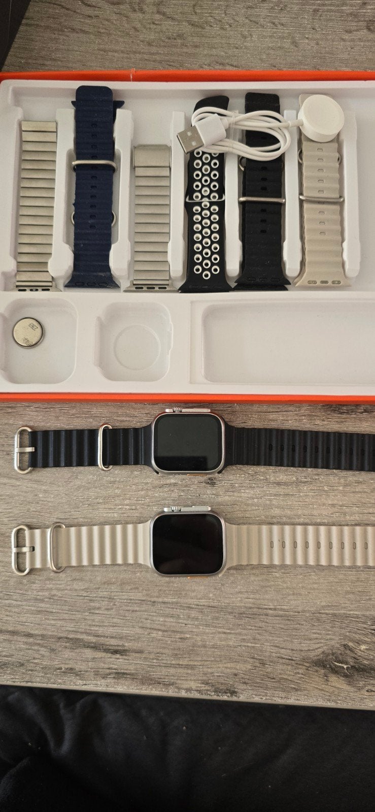 Smartwatch met meerdere bandjes en accessoires, Onbekend, Ophalen of Verzenden, Waterdicht, Stappen