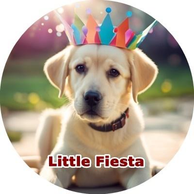 L2233 icing frosting hond 20cm eetbare taart print top, Ophalen of Verzenden, Nieuw, Taarten, Versiering