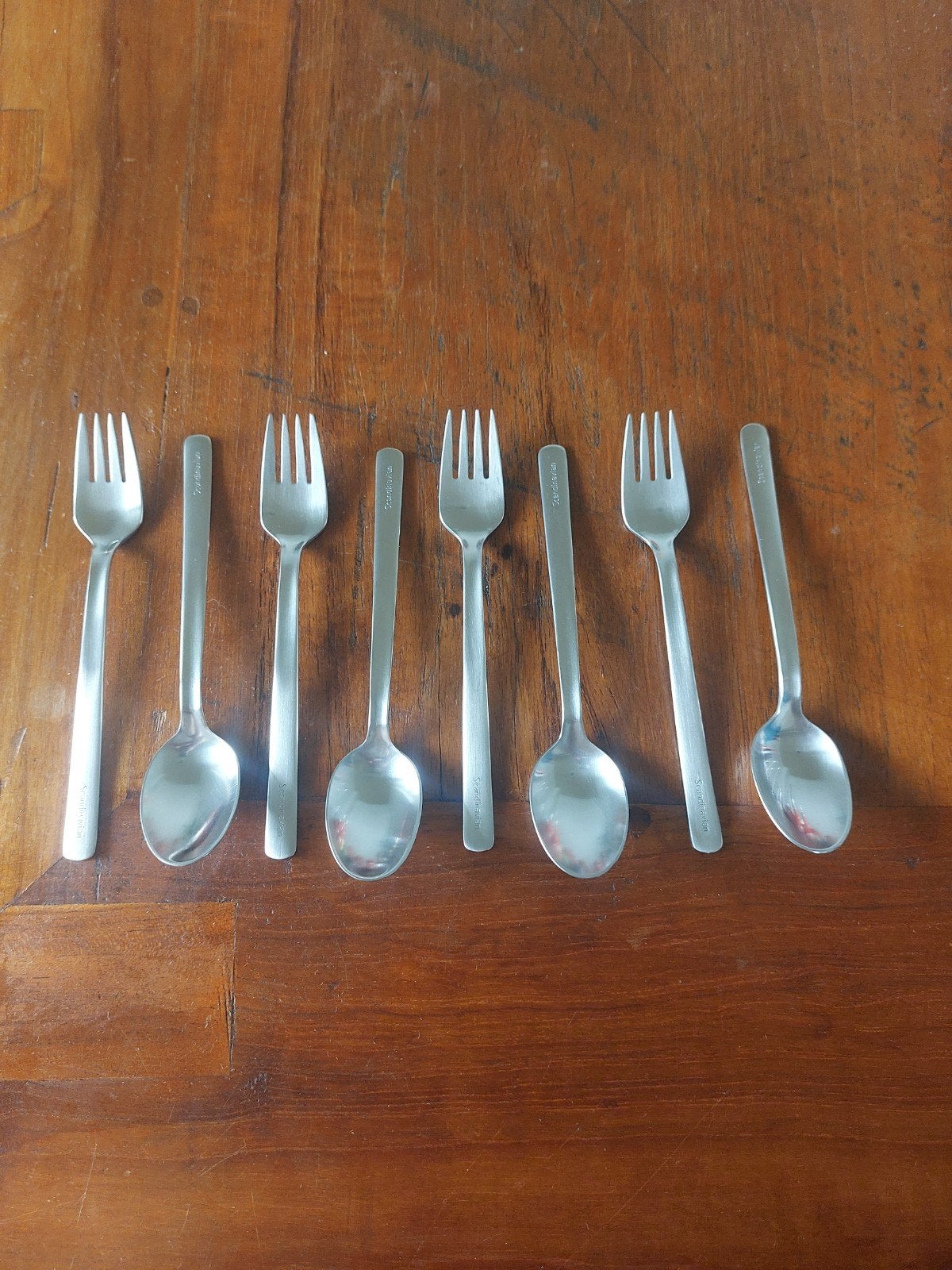 Georg Jensen lepels en vorken SAS, Gebruikt, Bestekset, Overige typen, Ophalen of Verzenden