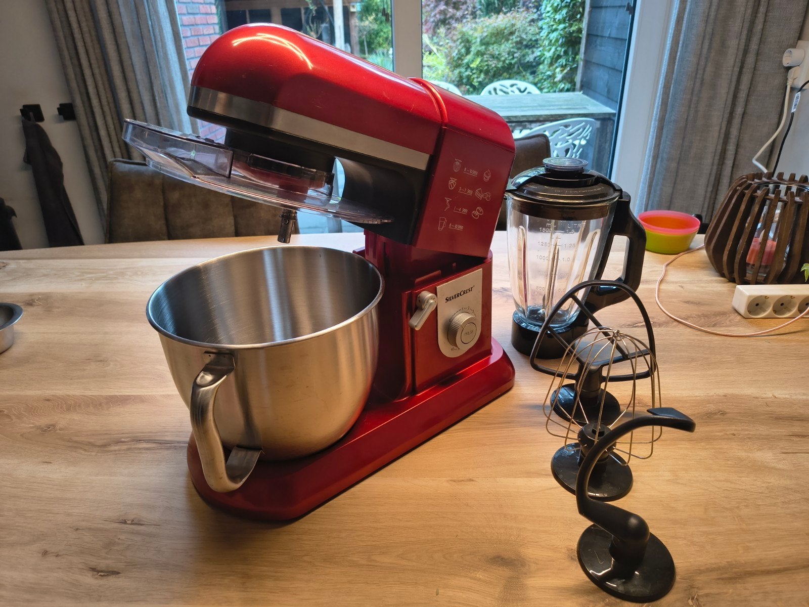 Silvercrest Keukenmachine met Blender, 2 tot 3 liter, Ophalen of Verzenden, Zo goed als nieuw, 3 snelheden of meer